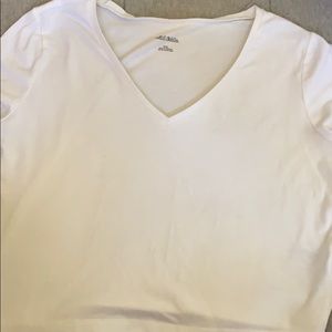 White v- neck